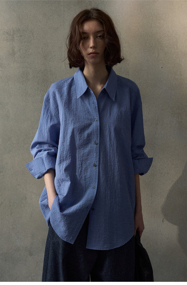 Loose And Fashionable Soild Colour Suitable Women Top